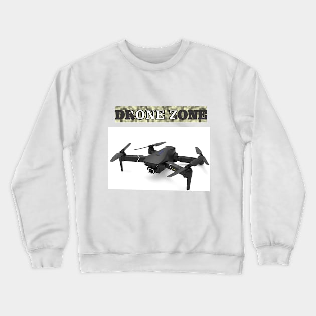 DRONE TSHIRT Crewneck Sweatshirt by damieloww